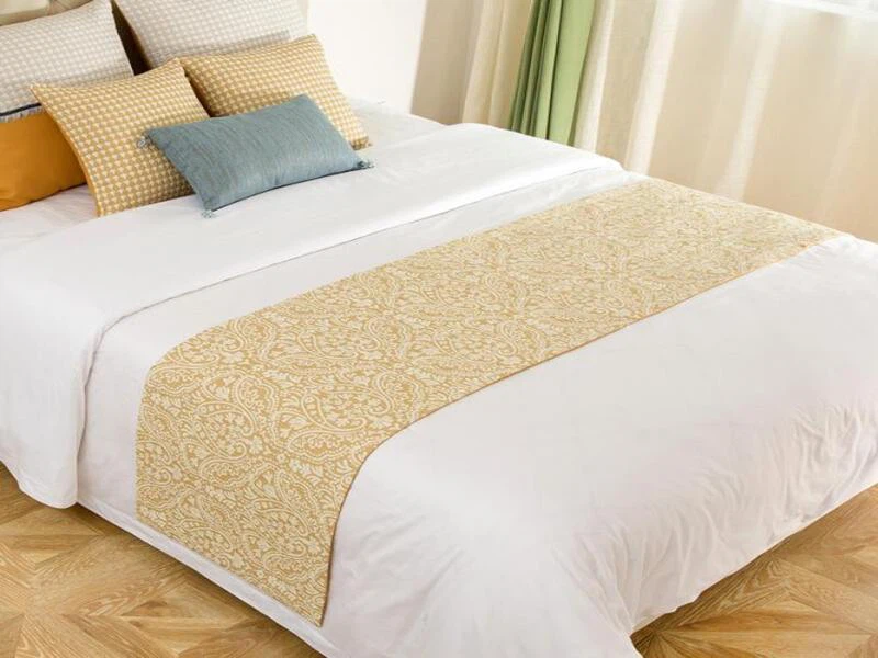 Hotel Polyester Bed Runner Hotel Polyester Bed Runner